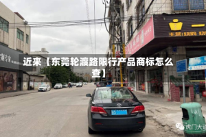 近来【东莞轮渡路限行产品商标怎么查】
