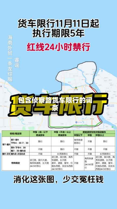 包含侦察路货车限行的词条-第1张图片