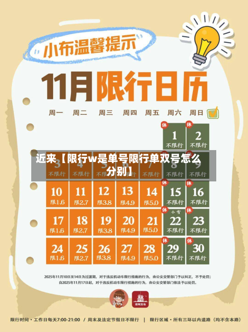 近来【限行w是单号限行单双号怎么分别】-第1张图片