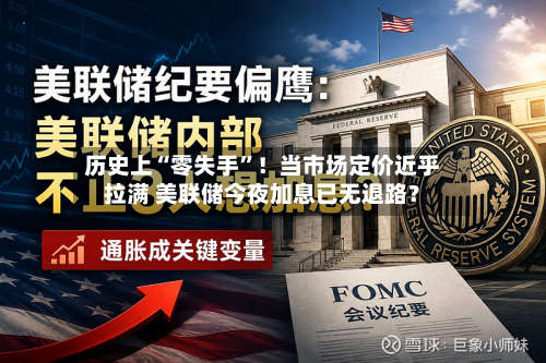 历史上“零失手	”！当市场定价近乎拉满 美联储今夜加息已无退路？-第2张图片