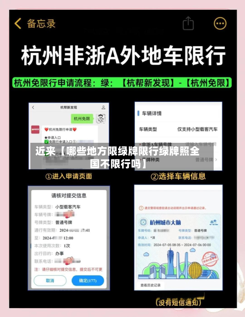 近来【哪些地方限绿牌限行绿牌照全国不限行吗】-第1张图片