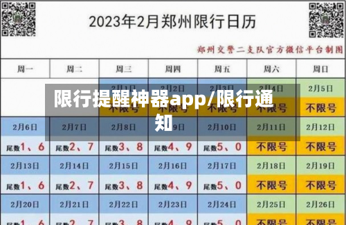 限行提醒神器app/限行通知-第3张图片