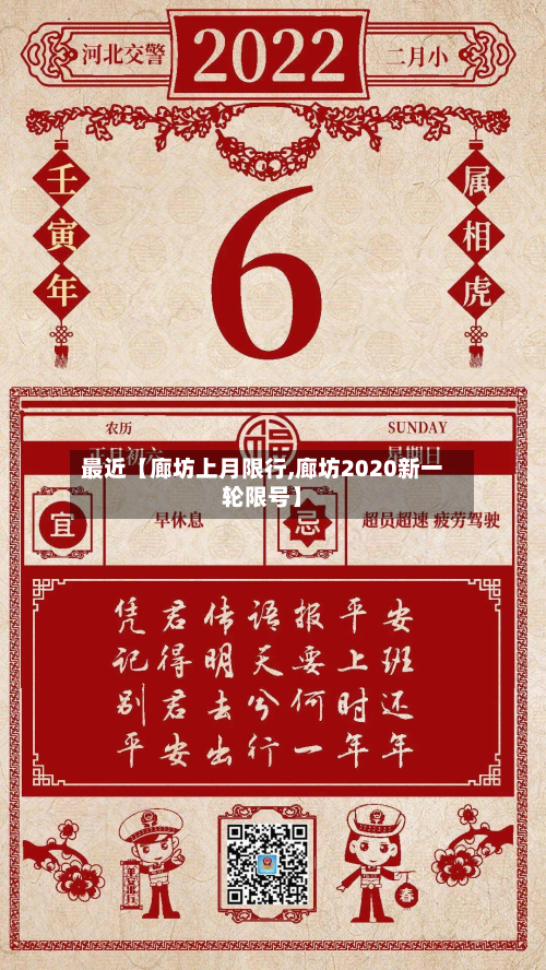 最近【廊坊上月限行,廊坊2020新一轮限号】-第1张图片