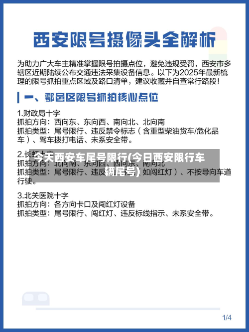 今天西安车尾号限行(今日西安限行车辆尾号)-第1张图片