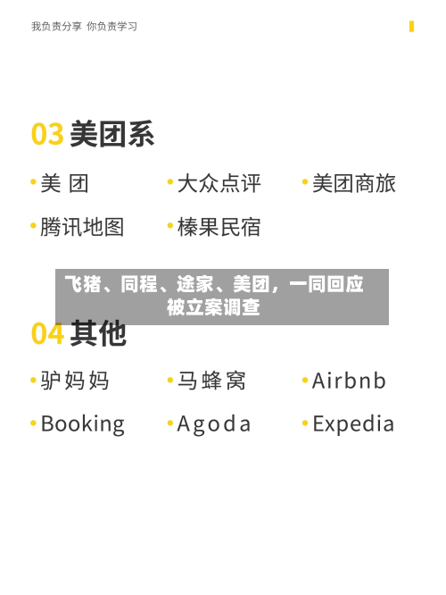 飞猪、同程	、途家、美团	，一同回应被立案调查-第1张图片