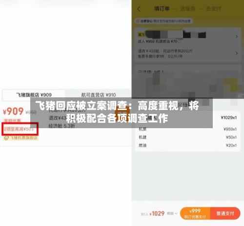 飞猪回应被立案调查：高度重视，将积极配合各项调查工作-第1张图片