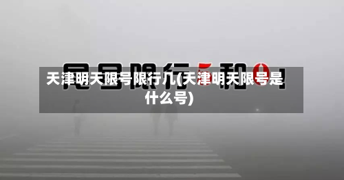 天津明天限号限行几(天津明天限号是什么号)-第3张图片