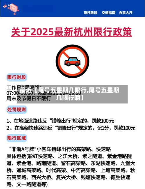 最近【尾号五星期几限行,尾号五星期几限行啊】-第3张图片