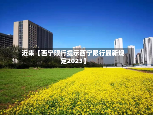 近来【西宁限行提示西宁限行最新规定2023】-第2张图片