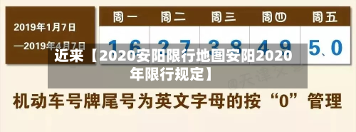 近来【2020安阳限行地图安阳2020年限行规定】-第1张图片