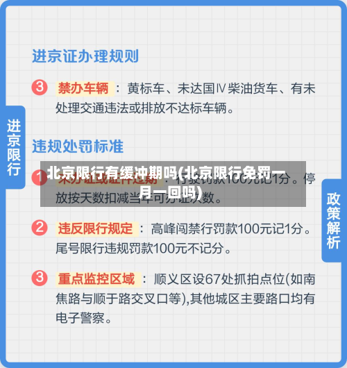 北京限行有缓冲期吗(北京限行免罚一月一回吗)-第1张图片